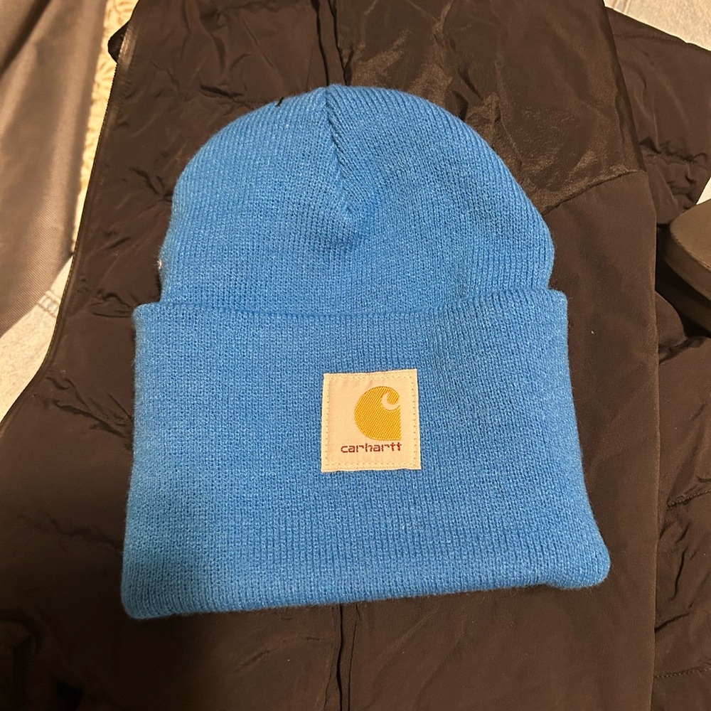 Carhartt Blue Knit Beanie
